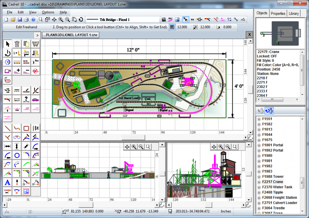 model railroad track planning software