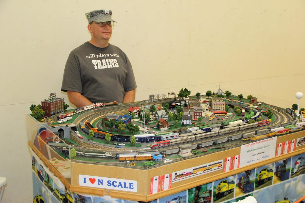 N Scale Model Train Layout